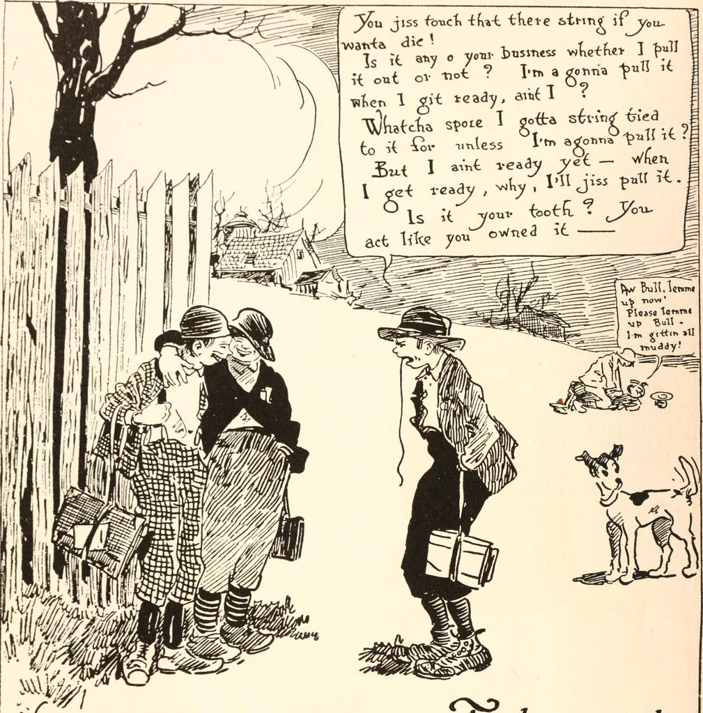 An illustration from School days, 1919, leaf 79