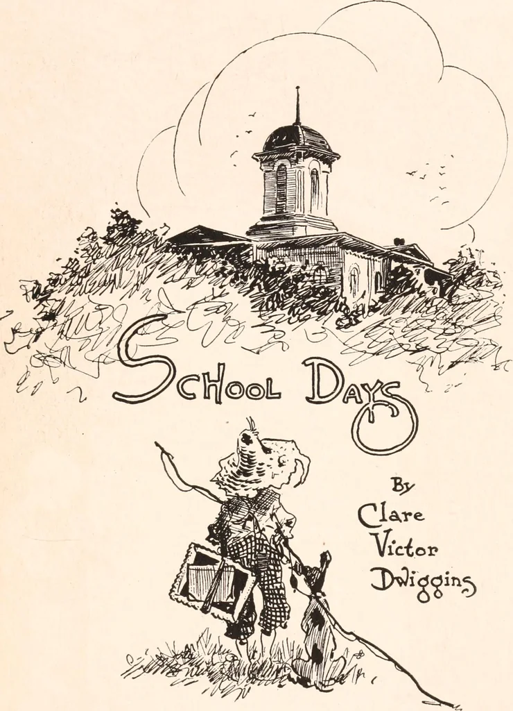 An illustration from School days, 1919, leaf 8