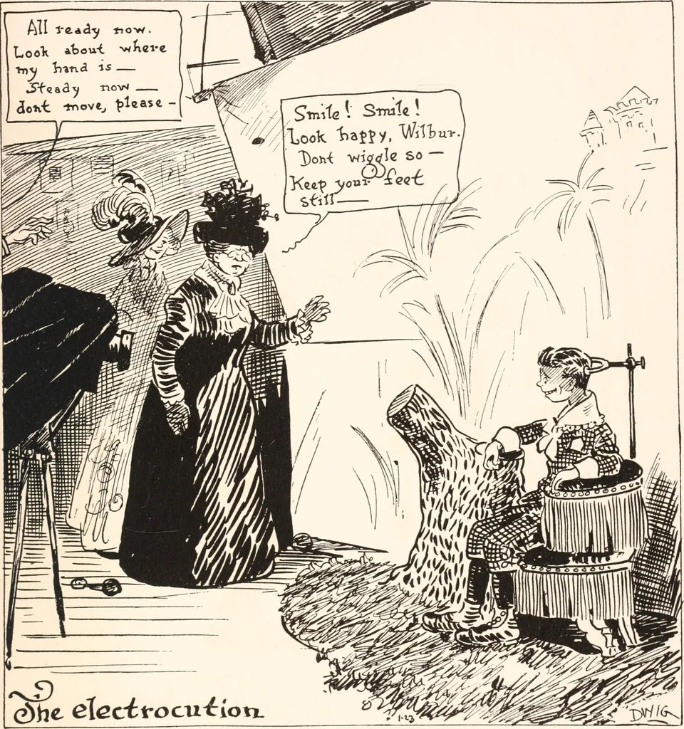 An illustration from School days, 1919, leaf 80