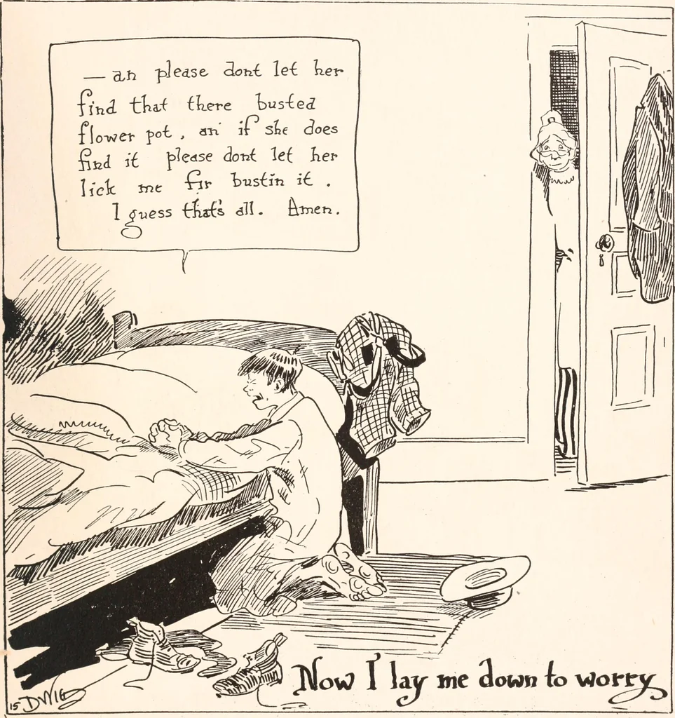 An illustration from School days, 1919, leaf 84