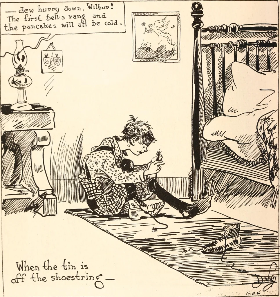 An illustration from School days, 1919, leaf 87