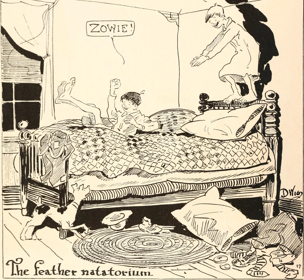 An illustration from School days, 1919, leaf 91
