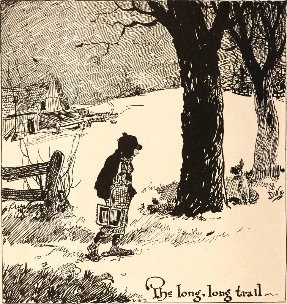 An illustration from School days, 1919, leaf 99