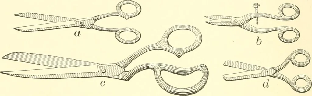 An illustration from School needlework; a book written for the beginner of any age and in any school, 1922, leaf 19