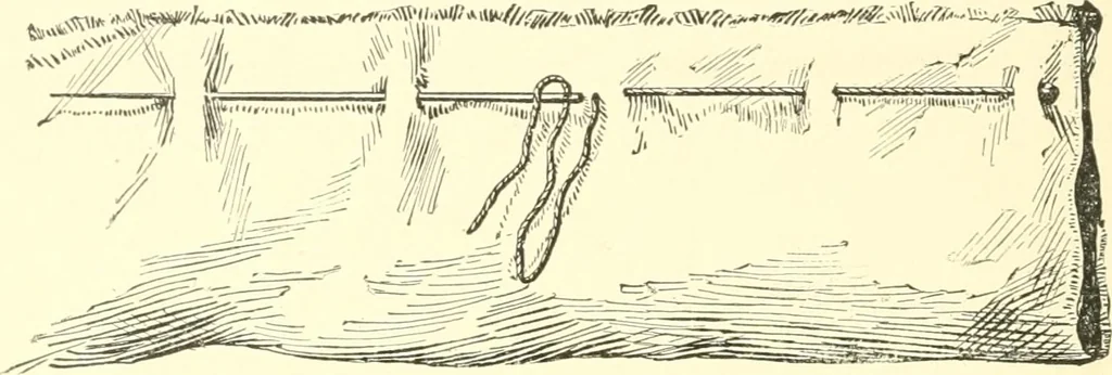 An illustration from School needlework; a book written for the beginner of any age and in any school, 1922, leaf 25