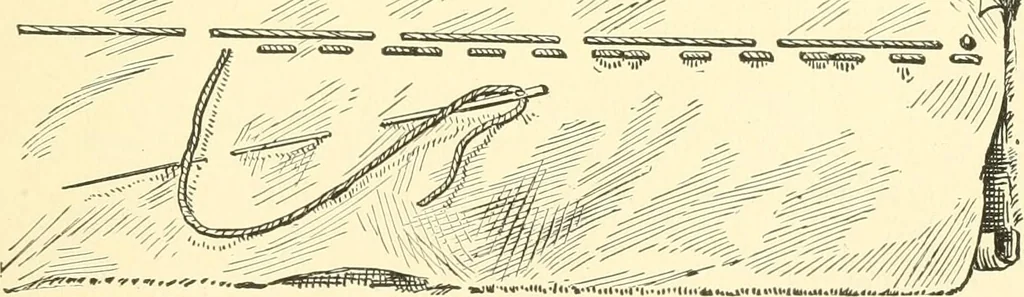 An illustration from School needlework; a book written for the beginner of any age and in any school, 1922, leaf 30