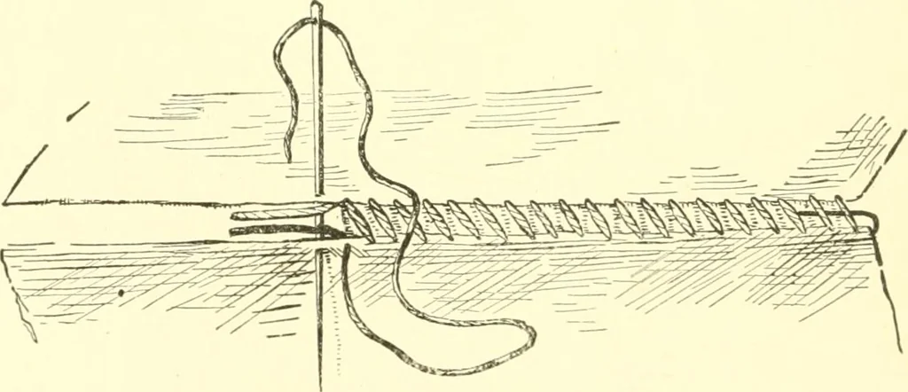 An illustration from School needlework; a book written for the beginner of any age and in any school, 1922, leaf 31