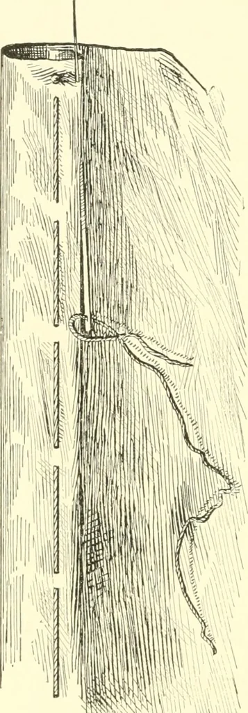 An illustration from School needlework; a book written for the beginner of any age and in any school, 1922, leaf 33