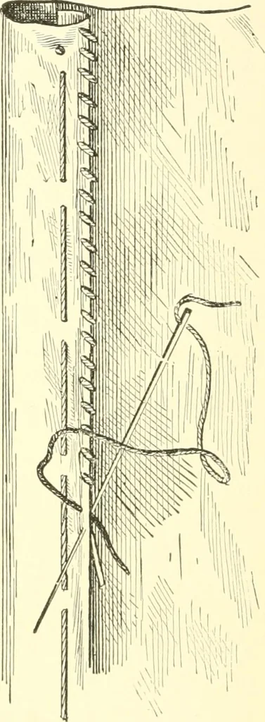 An illustration from School needlework; a book written for the beginner of any age and in any school, 1922, leaf 33
