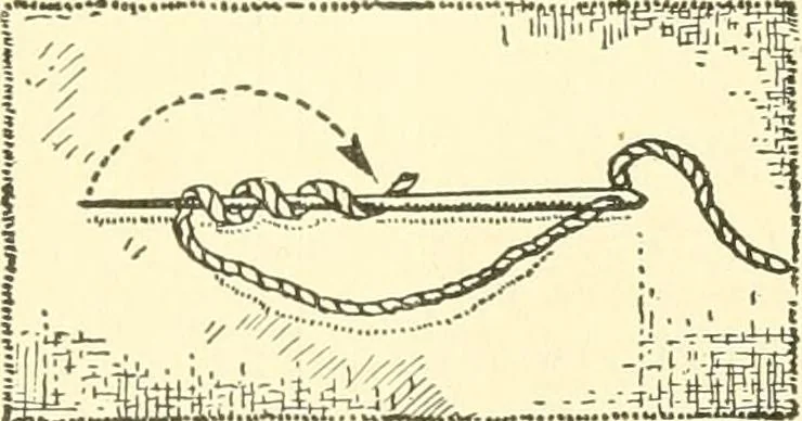 An illustration from School needlework; a book written for the beginner of any age and in any school, 1922, leaf 50