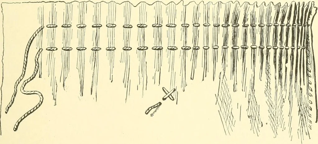 An illustration from School needlework; a book written for the beginner of any age and in any school, 1922, leaf 66