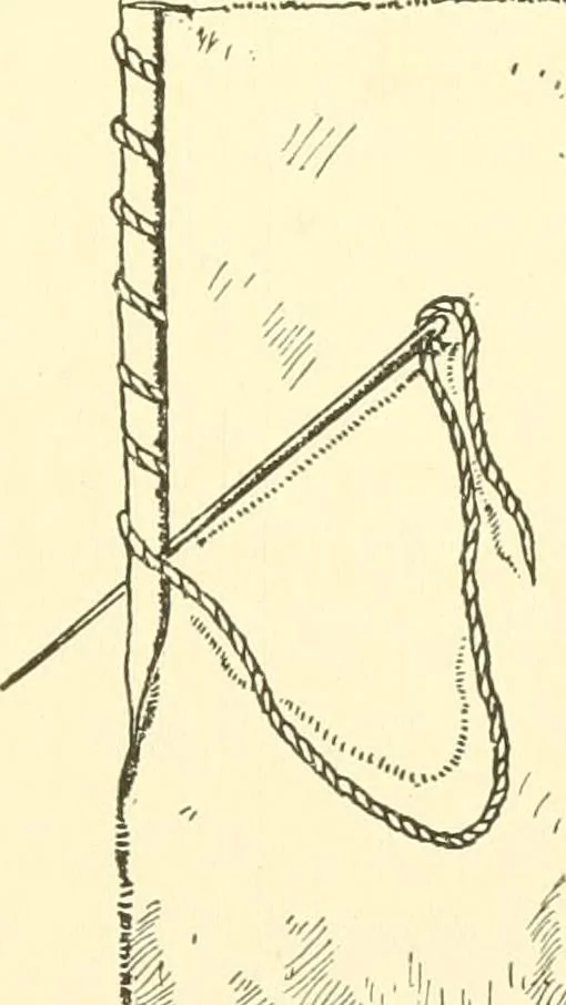 An illustration from School needlework; a book written for the beginner of any age and in any school, 1922, leaf 78