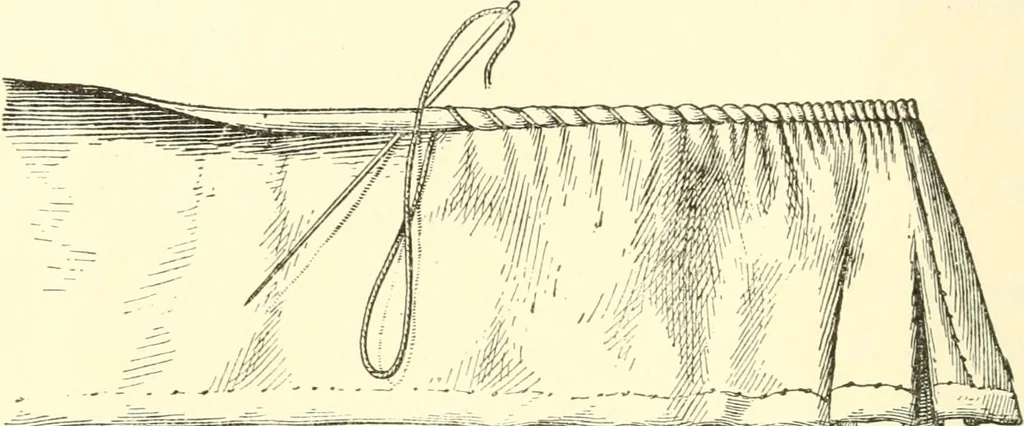 An illustration from School needlework; a book written for the beginner of any age and in any school, 1922, leaf 79