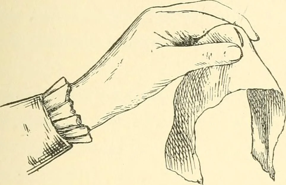 An illustration from School needlework; a book written for the beginner of any age and in any school, 1922, leaf 90