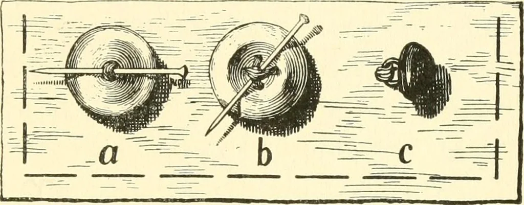 An illustration from School needlework; a book written for the beginner of any age and in any school, 1922, leaf 92