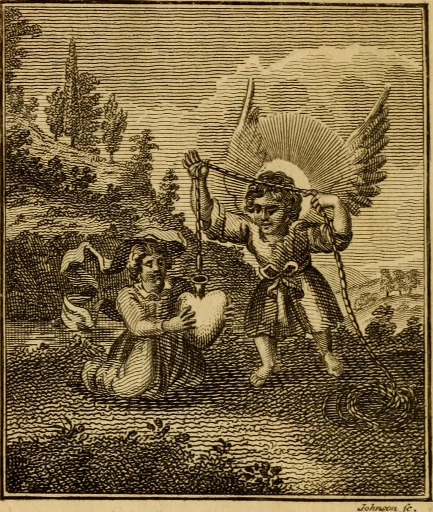 An illustration from The school of the heart : or, The heart of itself gone away from God, brought back again to him, and instructed by him, 1808, leaf 121