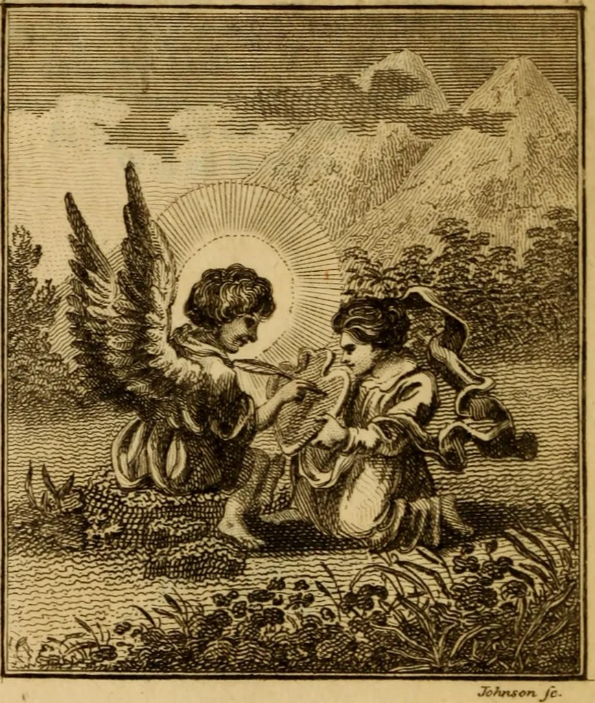 An illustration from The school of the heart : or, The heart of itself gone away from God, brought back again to him, and instructed by him, 1808, leaf 141