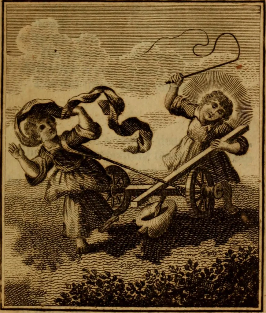 An illustration from The school of the heart : or, The heart of itself gone away from God, brought back again to him, and instructed by him, 1808, leaf 146