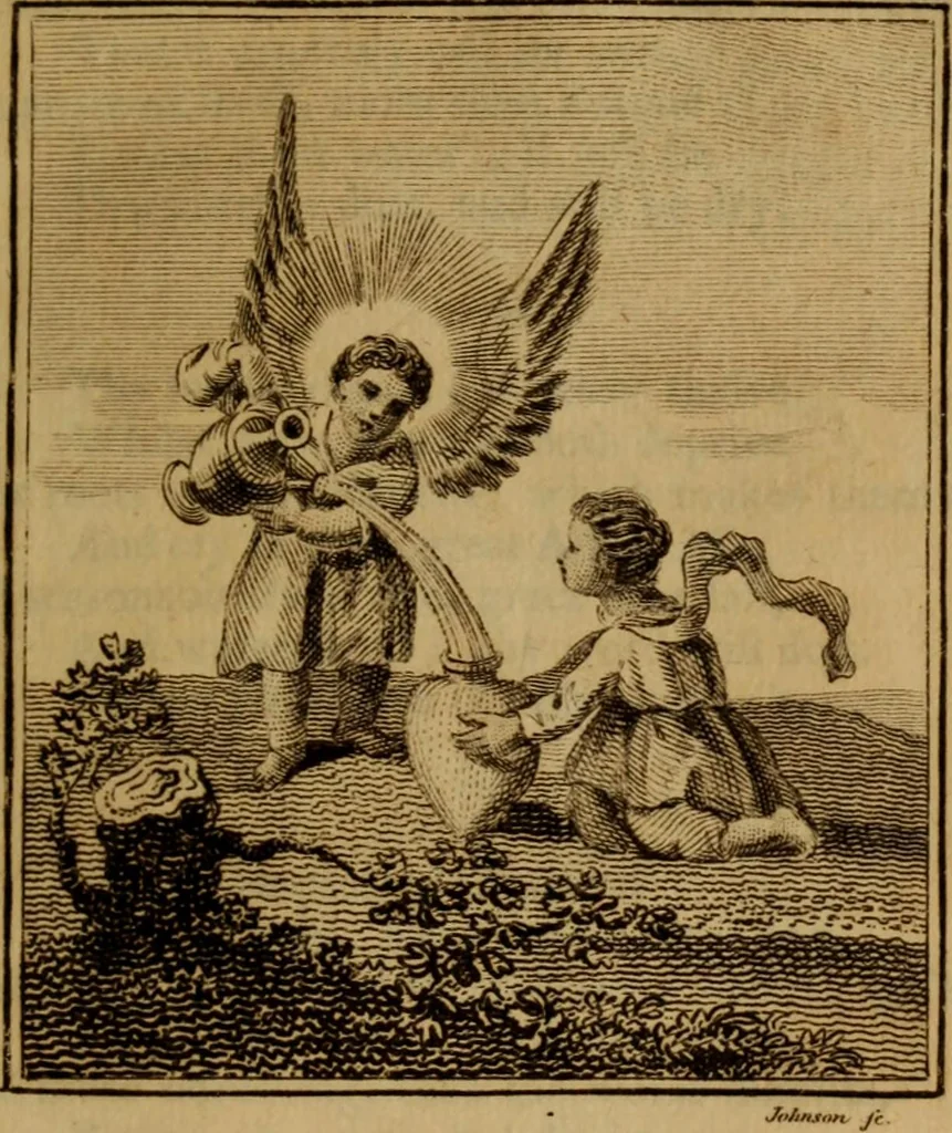 An illustration from The school of the heart : or, The heart of itself gone away from God, brought back again to him, and instructed by him, 1808, leaf 156