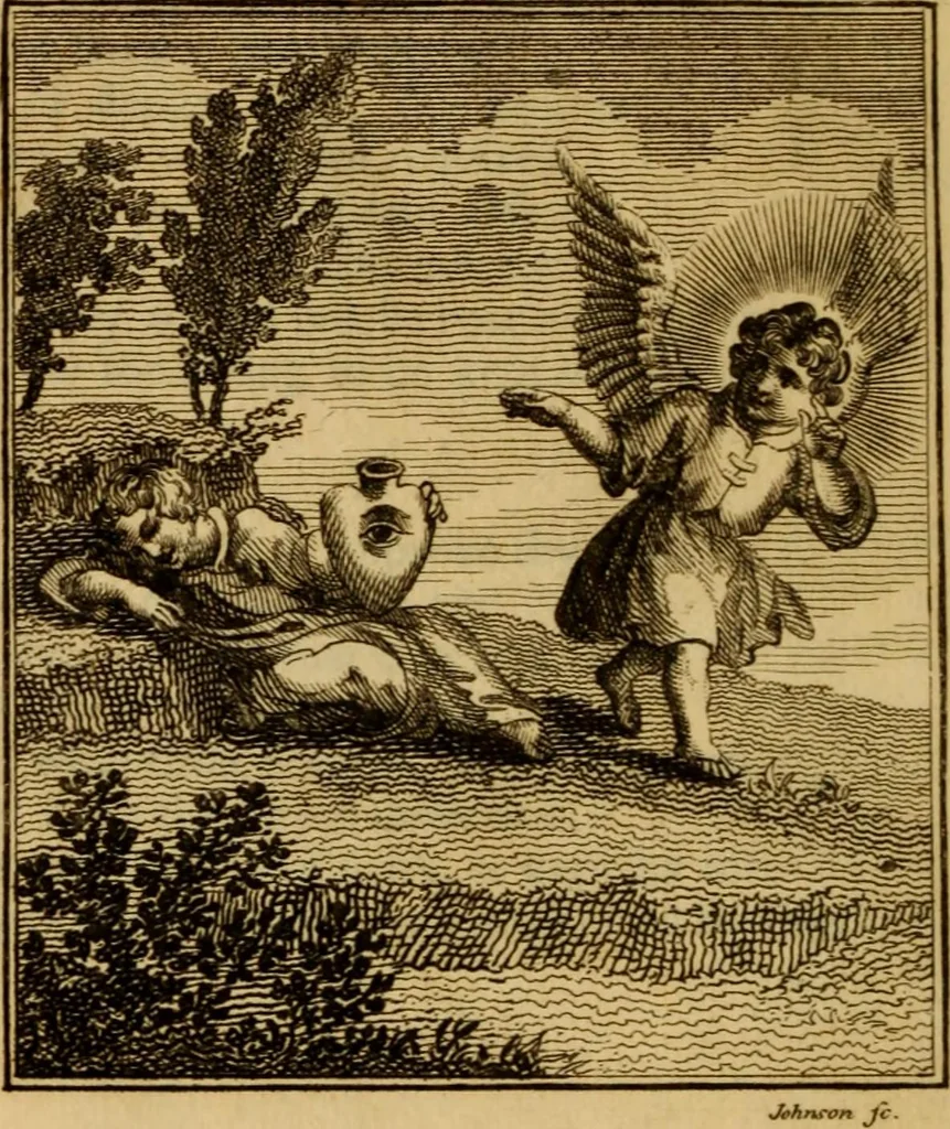 An illustration from The school of the heart : or, The heart of itself gone away from God, brought back again to him, and instructed by him, 1808, leaf 171