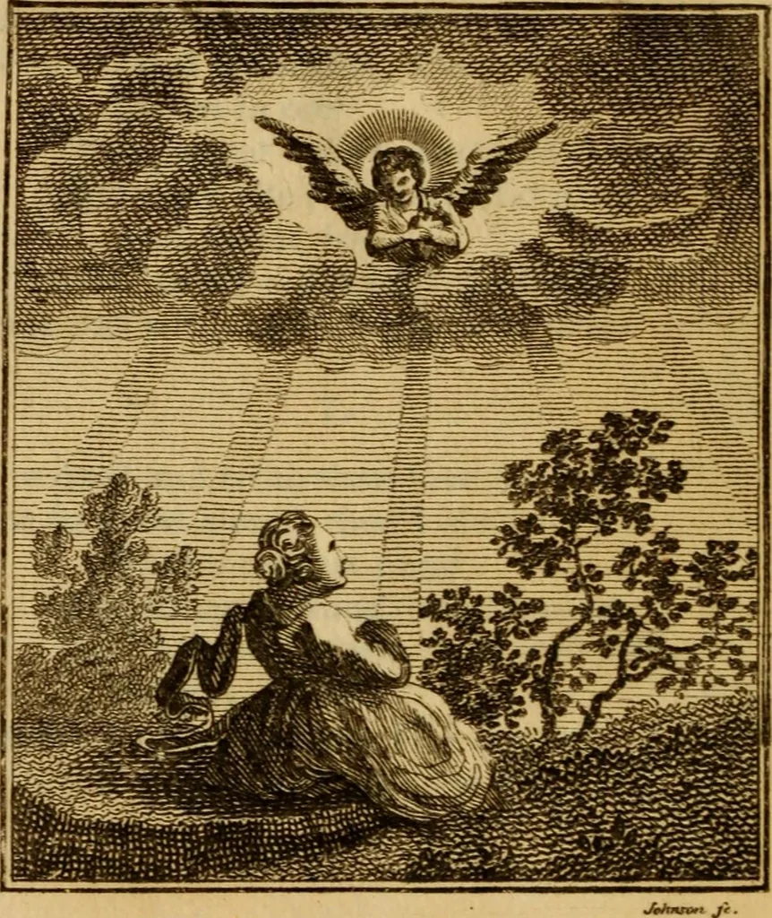 An illustration from The school of the heart : or, The heart of itself gone away from God, brought back again to him, and instructed by him, 1808, leaf 211