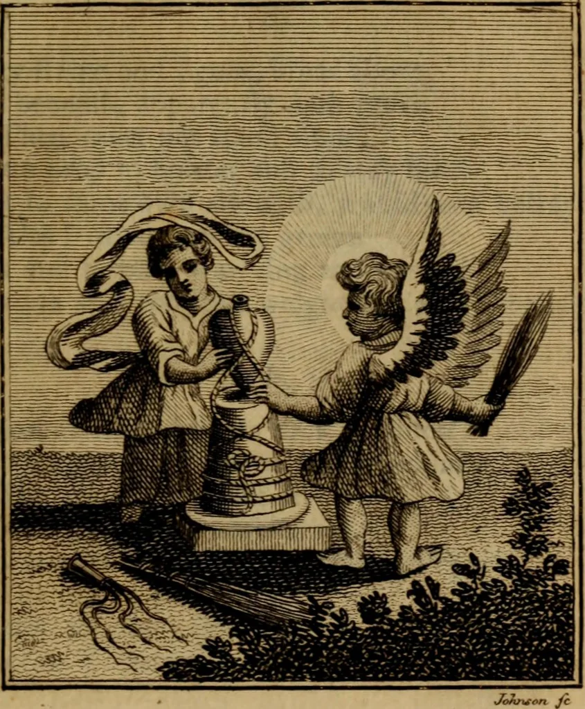 An illustration from The school of the heart : or, The heart of itself gone away from God, brought back again to him, and instructed by him, 1808, leaf 226