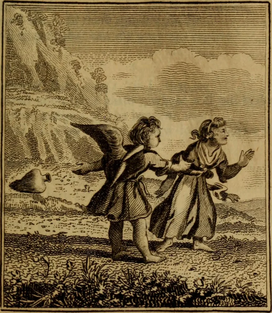 An illustration from The school of the heart : or, The heart of itself gone away from God, brought back again to him, and instructed by him, 1808, leaf 68