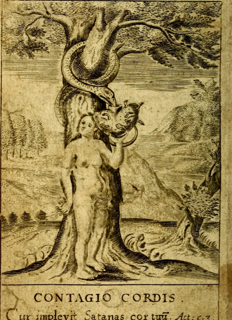 An illustration from The school of the heart; or, The heart of it self gone away from God brought back again to him, and instructed by him. In 47. emblems, 1676, leaf 9