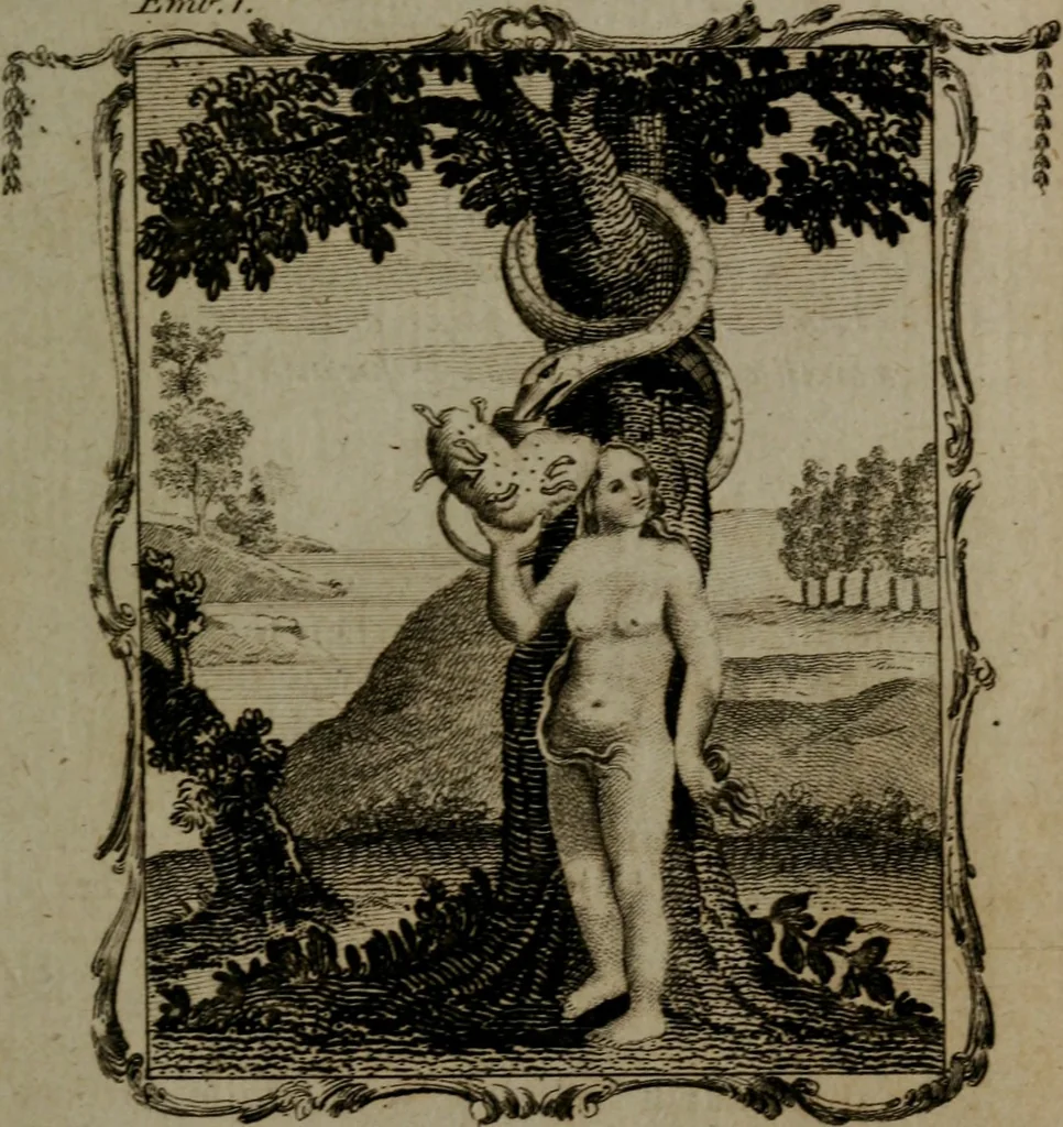 An illustration from The school of the heart, or, The heart (of itself gone away from God) brought back again to Him, and instructed by Him : in forty-seven emblems, 1778, leaf 22