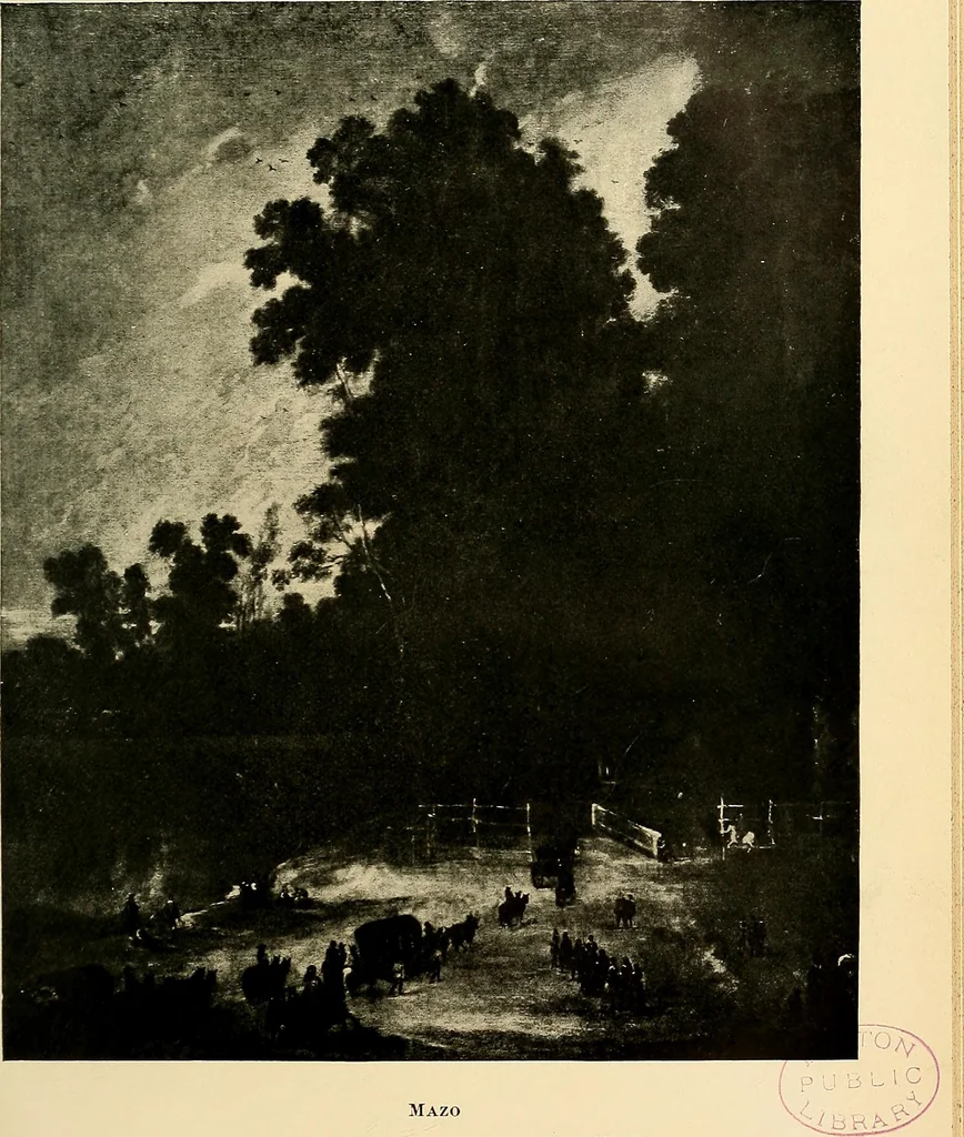 An illustration from The school of Madrid, 1909, leaf 164