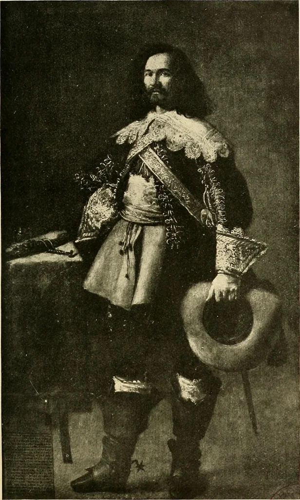 An illustration from The school of Madrid, 1909, leaf 220