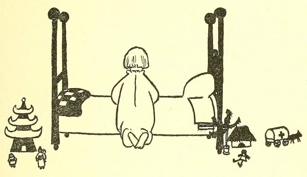 An illustration from The school of mothers's knee (a book of world wide playtimes), 1919, leaf 55