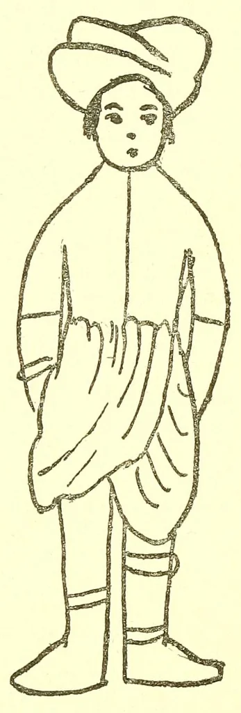 An illustration from The school of mothers's knee (a book of world wide playtimes), 1919, leaf 89