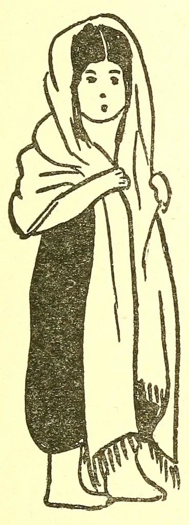 An illustration from The school of mothers's knee (a book of world wide playtimes), 1919, leaf 99