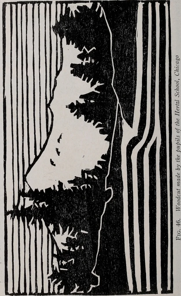 An illustration from The school printshop, 1919, leaf 127