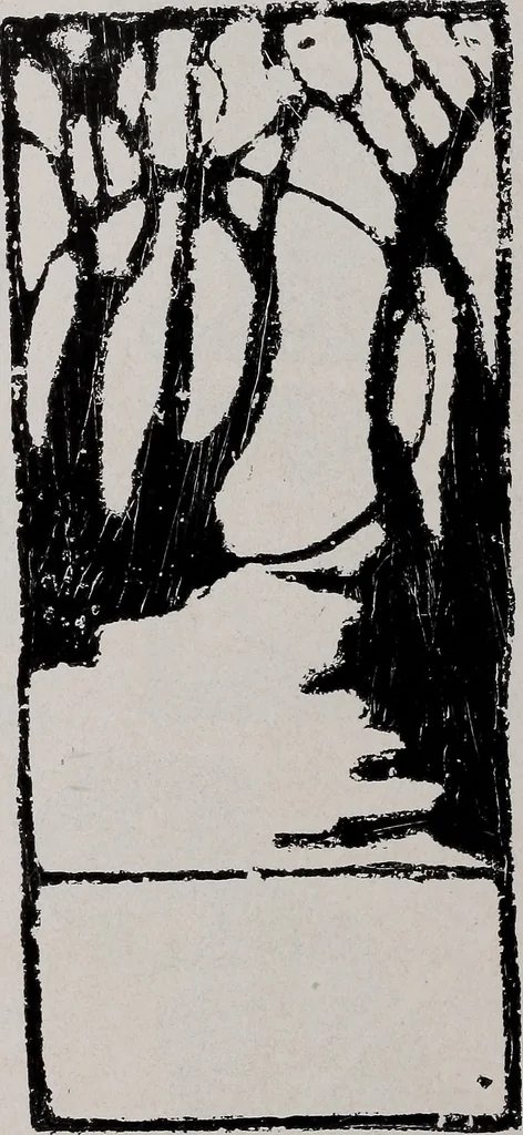 An illustration from The school printshop, 1919, leaf 131
