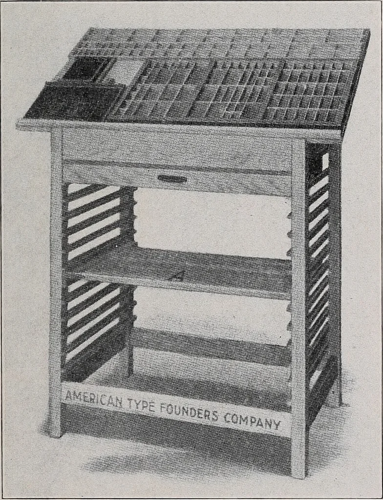 An illustration from The school printshop, 1919, leaf 164
