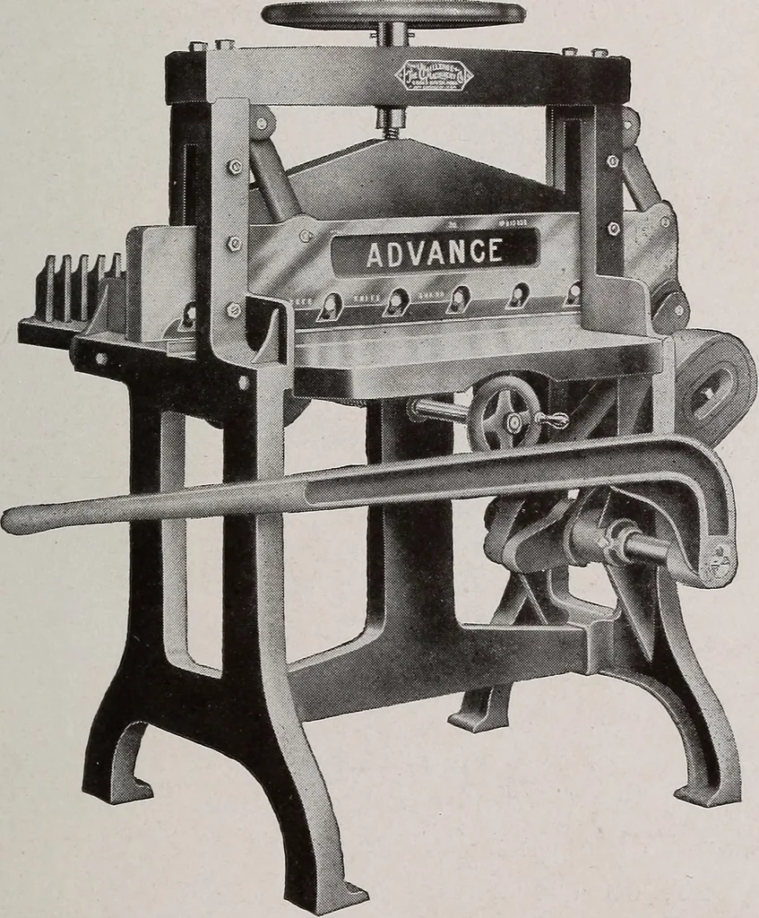 An illustration from The school printshop, 1919, leaf 166