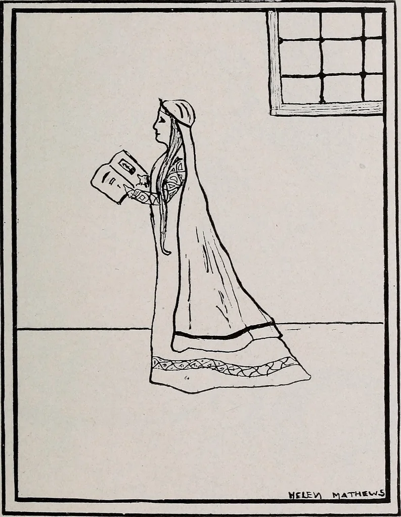 An illustration from The school printshop, 1919, leaf 212