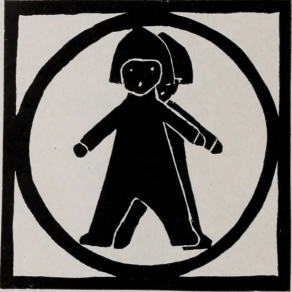 An illustration from The school printshop, 1919, leaf 217