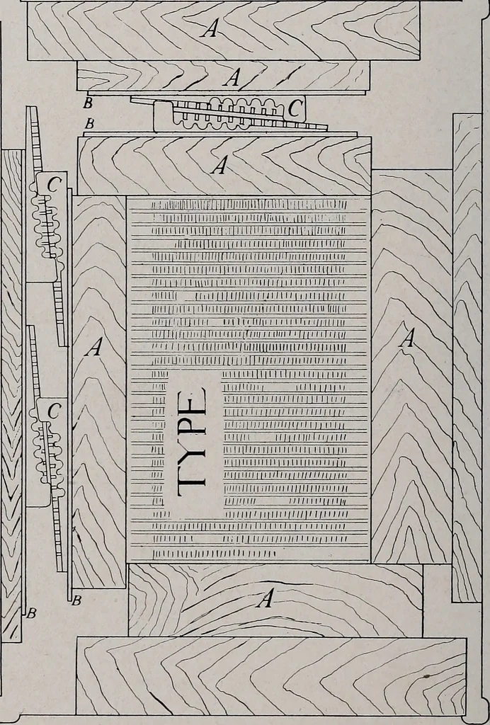 An illustration from The school printshop, 1919, leaf 65