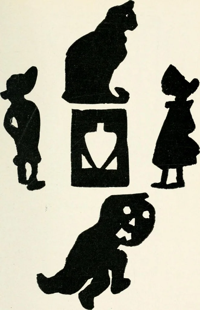 An illustration from The school printshop, 1919, leaf 128