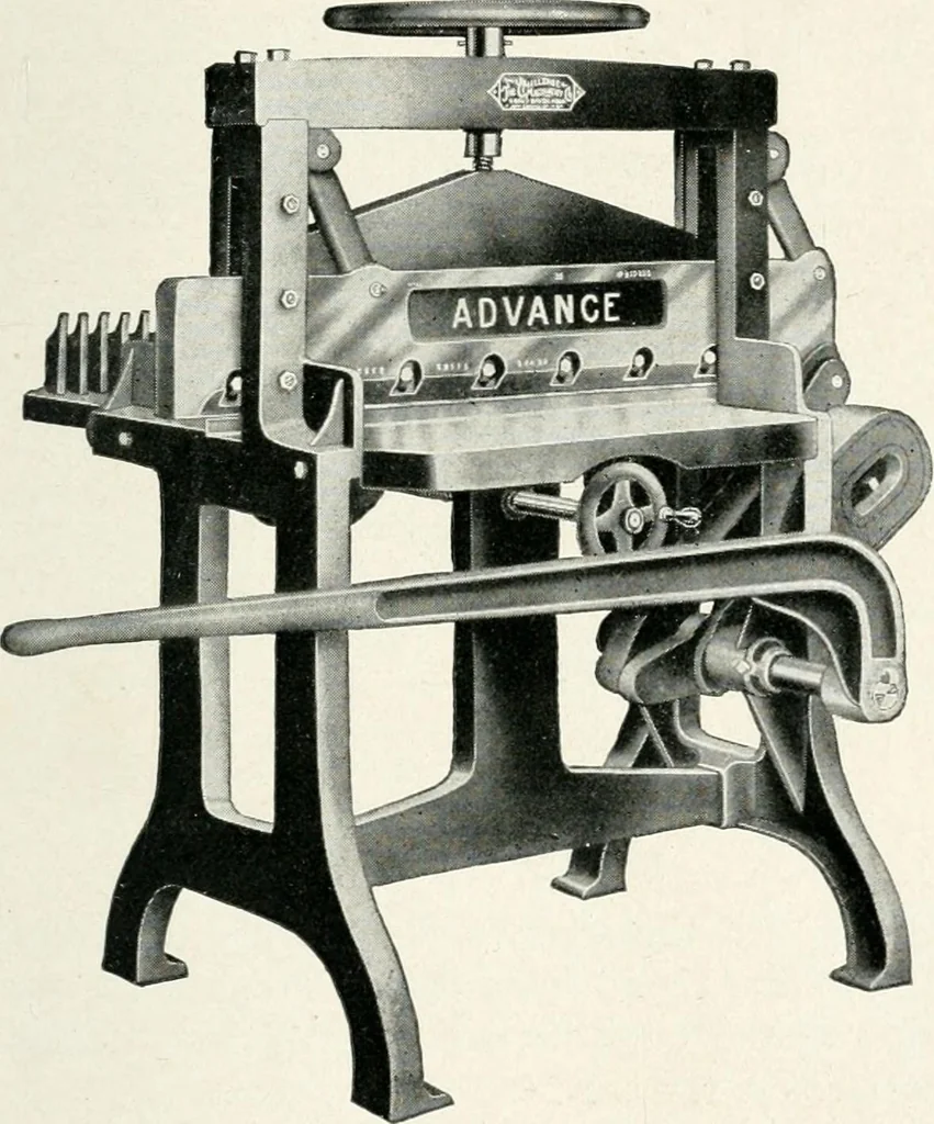 An illustration from The school printshop, 1919, leaf 164
