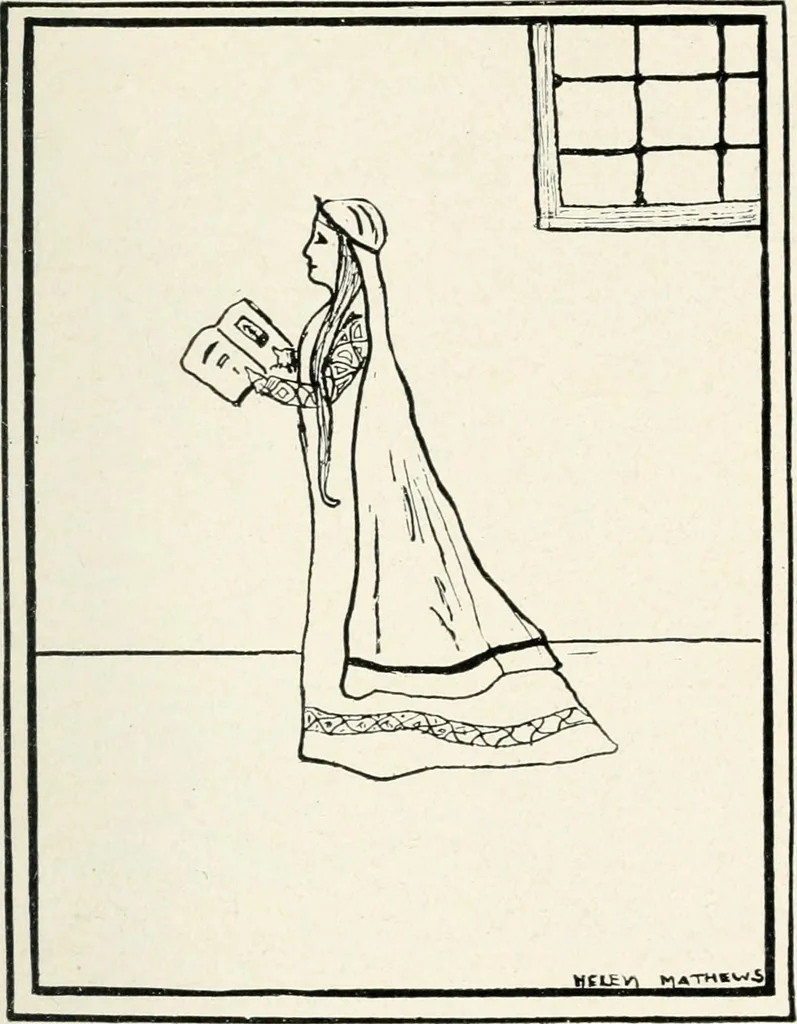 An illustration from The school printshop, 1919, leaf 210