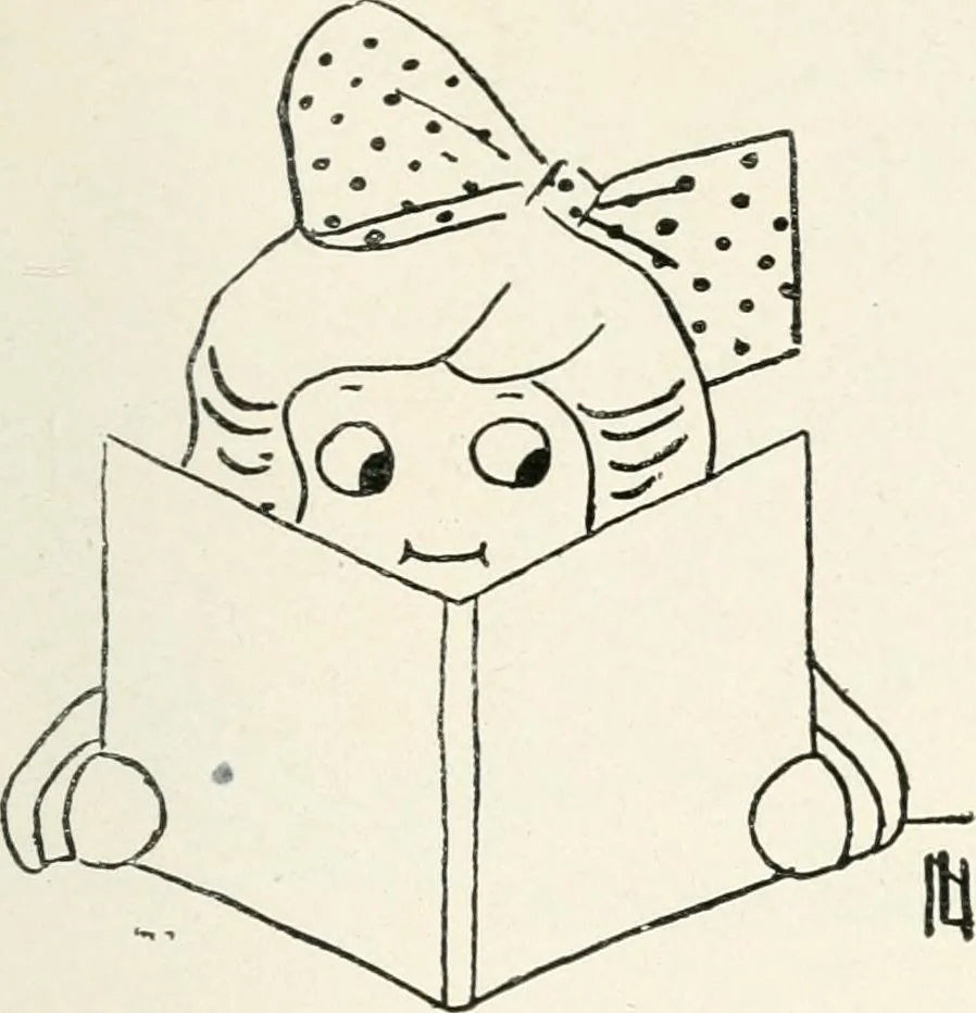 An illustration from The school printshop, 1919, leaf 214