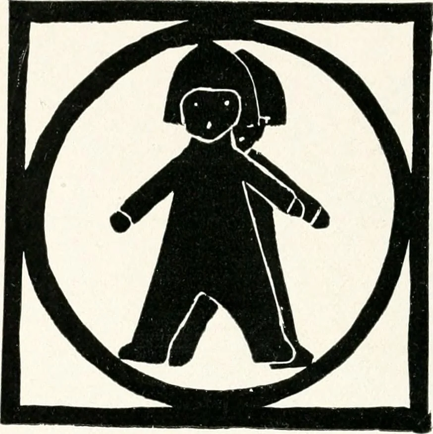 An illustration from The school printshop, 1919, leaf 215