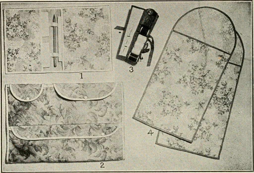 An illustration from School sewing based on home problems, 1916, leaf 117