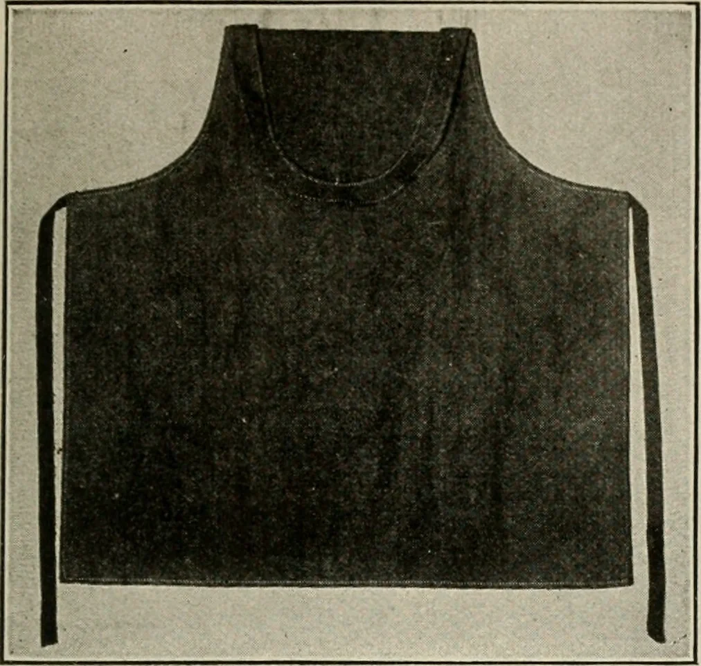 An illustration from School sewing based on home problems, 1916, leaf 124