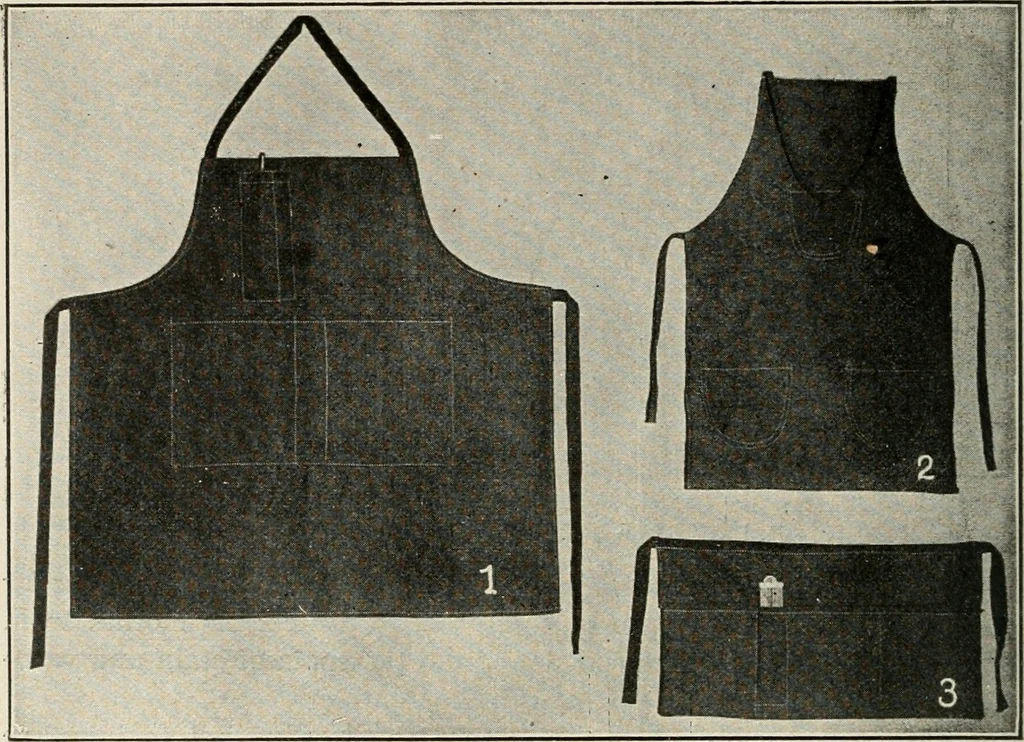 An illustration from School sewing based on home problems, 1916, leaf 125