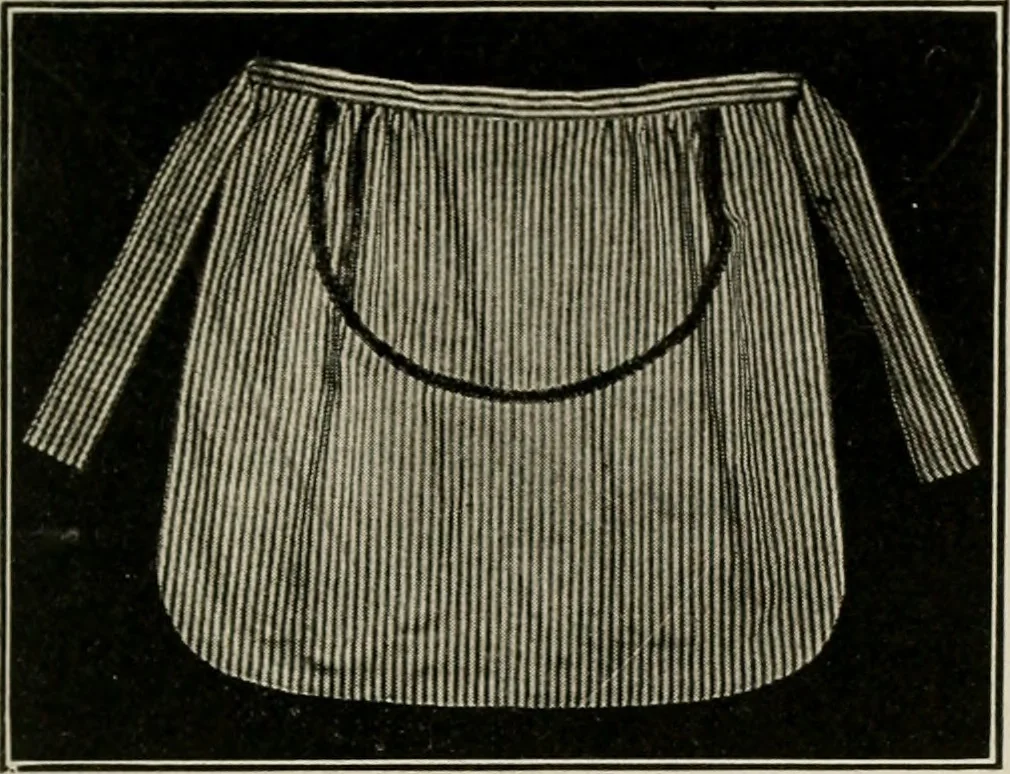An illustration from School sewing based on home problems, 1916, leaf 132